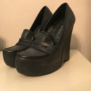 Jeffrey Campbell Penny Loafer Wedge